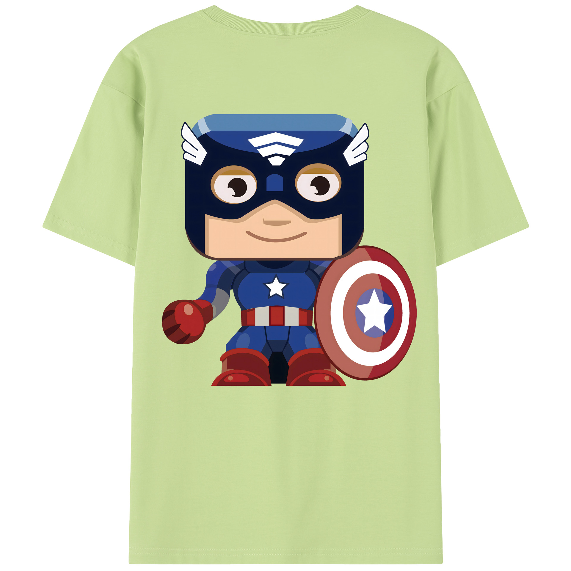 （画像用） アベンジャーズ The Avengers 綿100％半袖Tシャツ（背面プリント）
